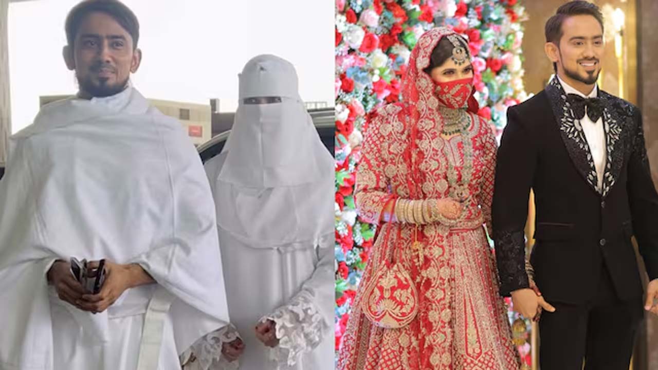 Adnaan Sheikh and Wife Ayesha Make First Public Appearance After Wedding Adnaan Sheikh and Wife Ayesha Make First Public Appearance After Wedding