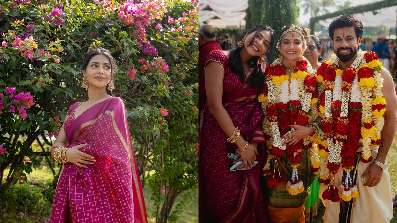 Aishwarya Lekshmi Stuns in Kanchivaram Saree with Keerthy and Antony Aishwarya Lekshmi Stuns in Kanchivaram Saree with Keerthy and Antony