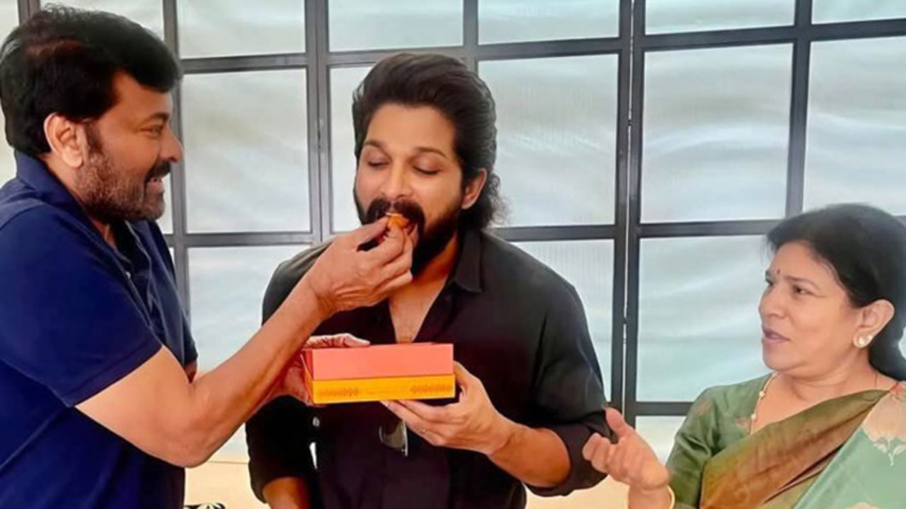 Chiranjeevi Celebrates Pushpa 2 Success With Allu Arjun In Heartwarming Gesture Chiranjeevi Celebrates Pushpa 2 Success With Allu Arjun In Heartwarming Gesture
