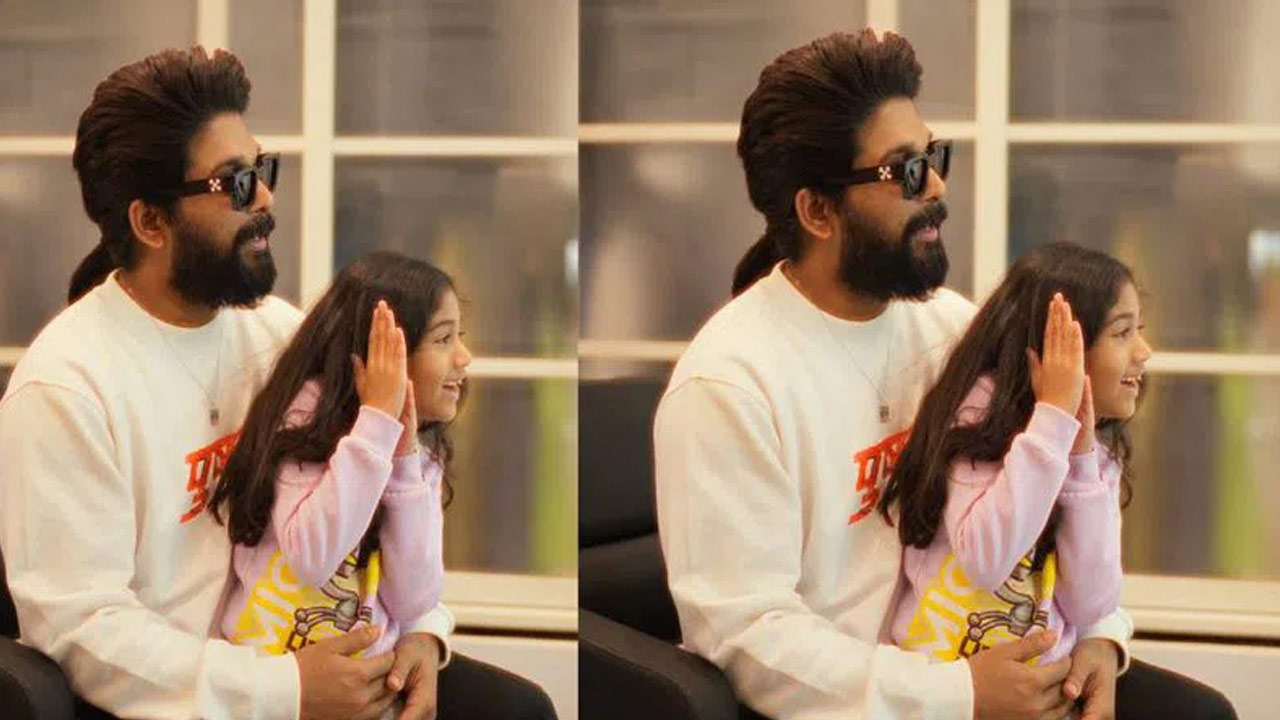 Allu Arjun Shares an Adorable Photo with Arha Allu Arjun Shares an Adorable Photo with Arha
