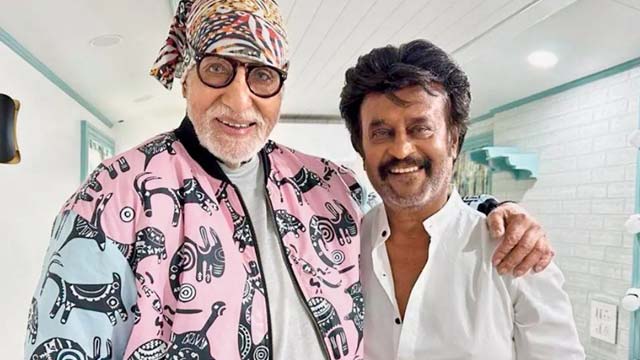 Rajinikanth And Amitabh In Vettaiyan Movie Shoot In  Mumbai Photos Goes Viral