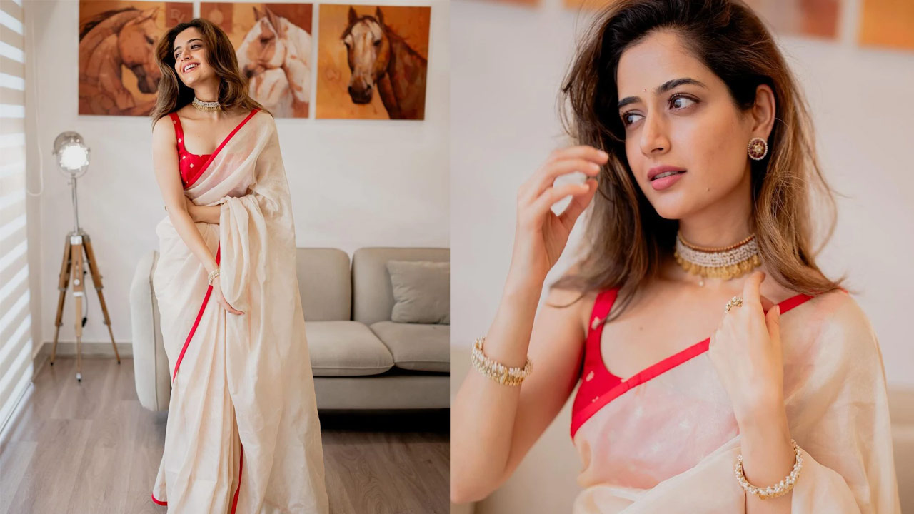Ashika Ranganath Looks in a Saree Stunning Photos Ashika Ranganath Looks in a Saree Stunning Photos