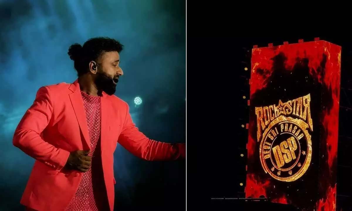 DSP Delights Fans in Hyderabad Concert