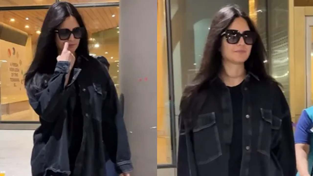 Katrina Kaif Stuns in All-Black Look at Mumbai Airport as Vicky Kaushal's Latest Teaser Gains Buzz Katrina Kaif Stuns in All-Black Look at Mumbai Airport as Vicky Kaushal's Latest Teaser Gains Buzz