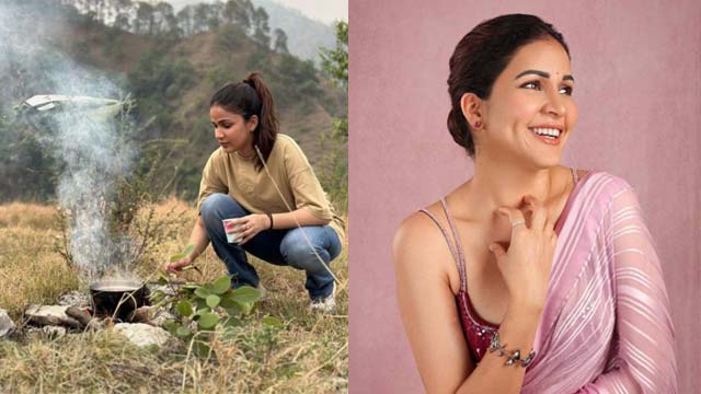 Lavanya Tripathi: Mega Daughter-In-Law Lavanya Makes Tea By Lighting A Firewood Stove In Nature