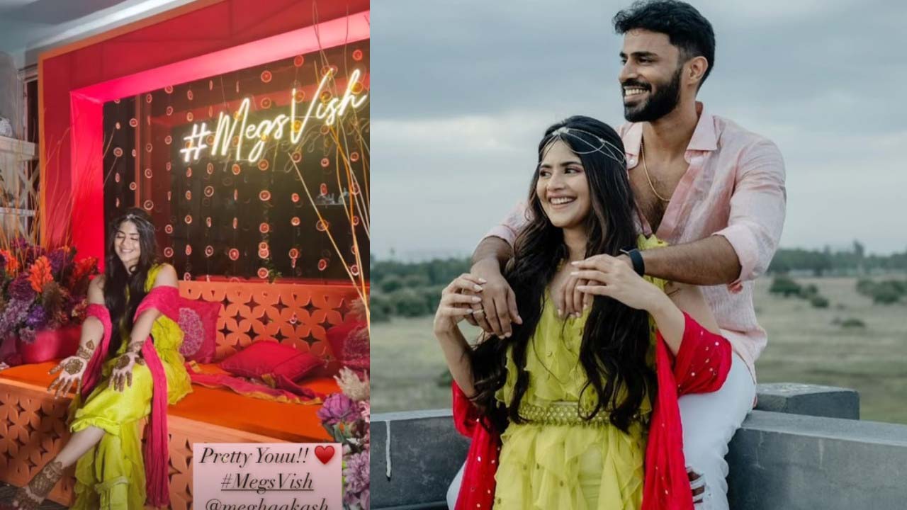 Megha Akash's Mehendi Ceremony Kicks Off Wedding Festivities with Vishnu