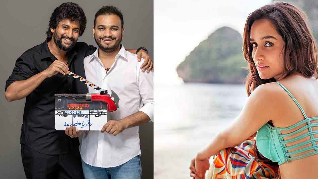 Nani Odela2: Nani Teams Up With Bollywood Star Shraddha Kapoor Nani Odela2: Nani Teams Up With Bollywood Star Shraddha Kapoor