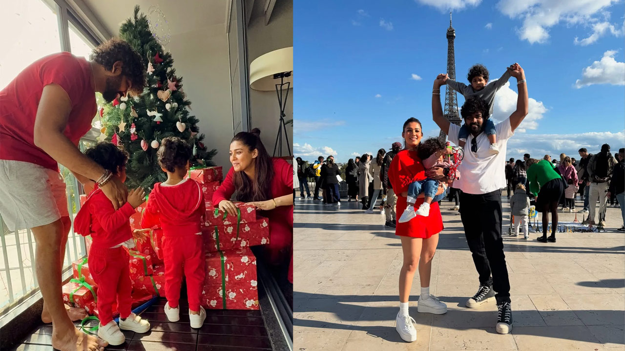 Photos of Nayanthara's Christmas Celebrations with Family