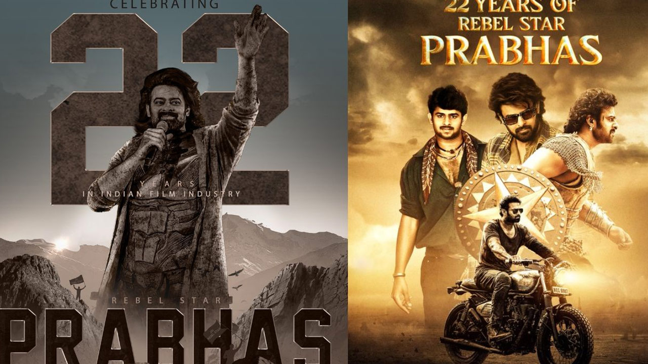 Prabhas Celebrates 22 Years in Cinema with Blockbusters and Exciting Upcoming Projects