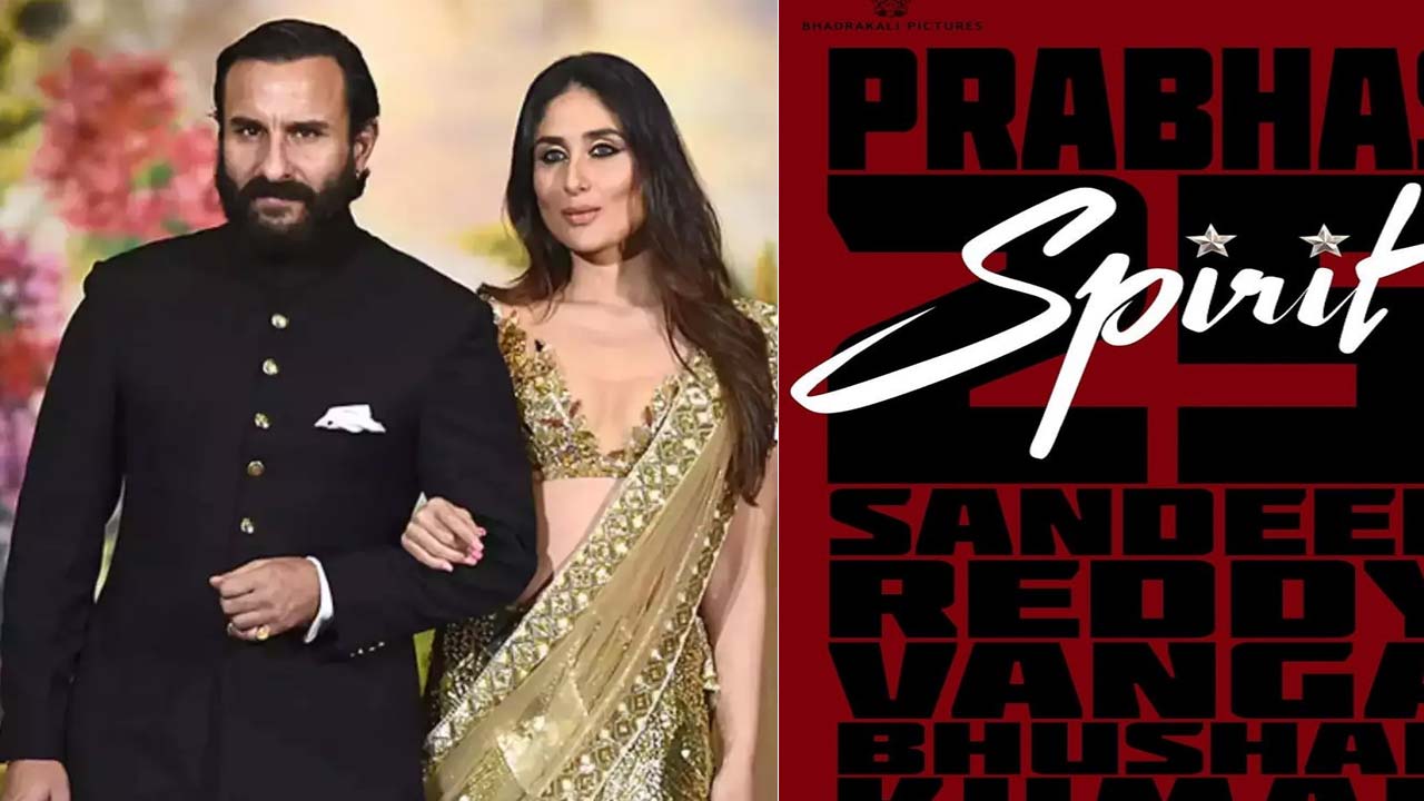 Saif Ali Khan And Kareena Kapoor Khan Expected To Join In Prabhas Spirit Movie