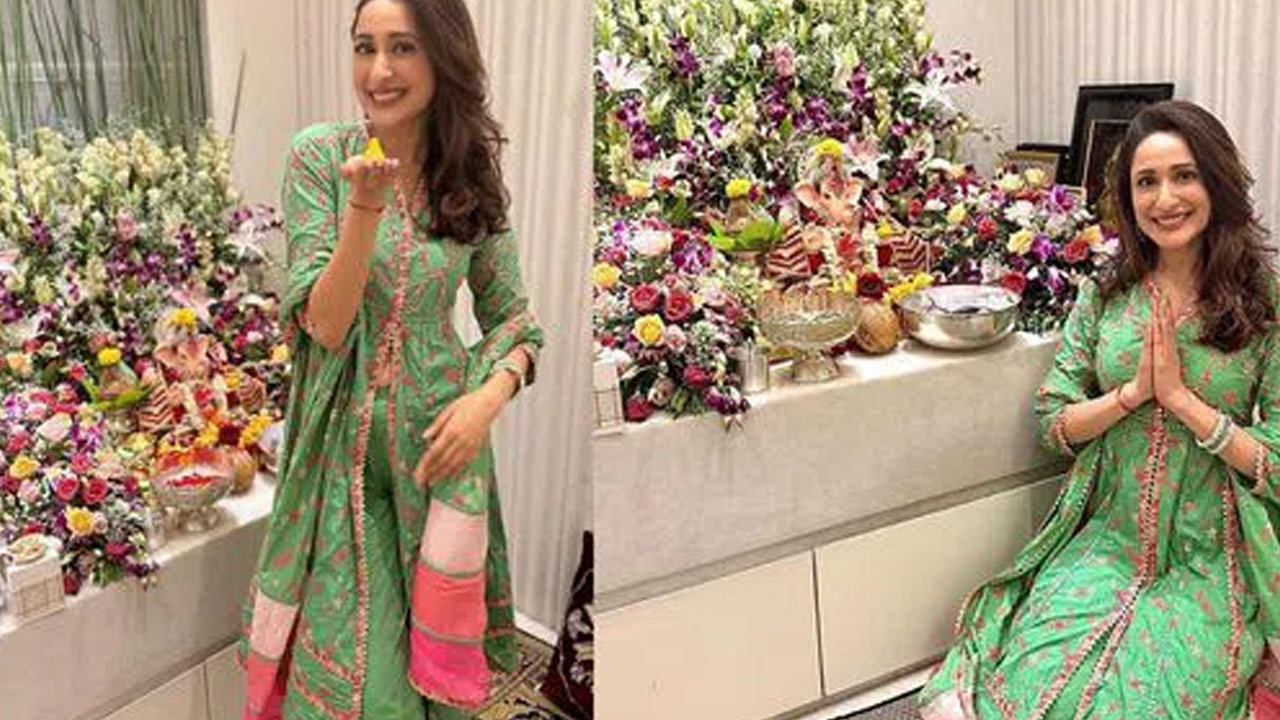 Pragya Jaiswal's Ganesh Chaturthi Celebrations Photos