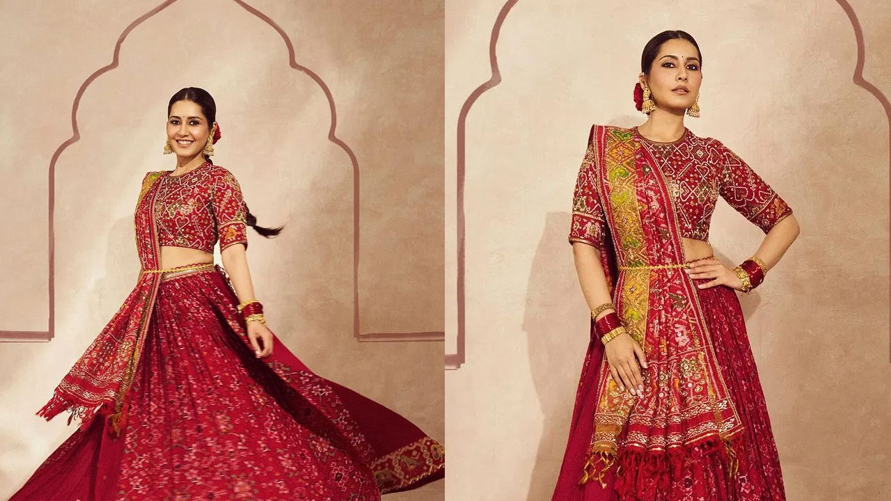 Raashii Khanna Latest Lehenga Look Raashii Khanna Latest Lehenga Look