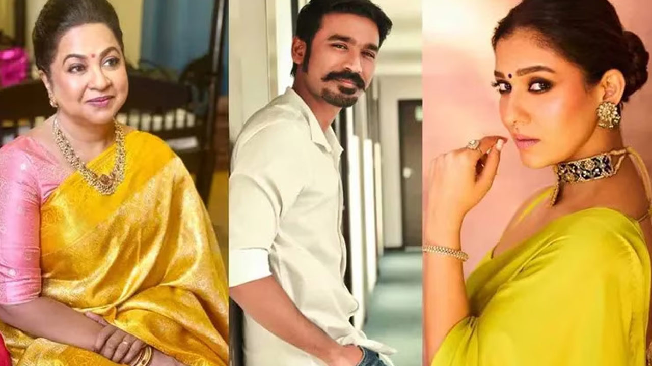 Radhika Sarathkumar Reveals Dhanush's Reaction to Nayanthara Vignesh Shivan's Secret Dating