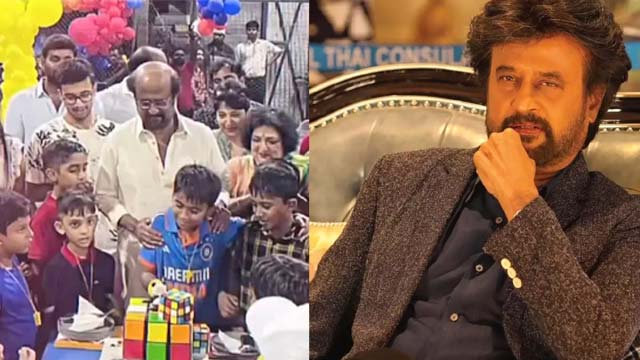 Rajinikanth Grandson Ved Krishna Birthday Party Viral Video  