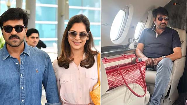 Chiranjeevi, Ram Charan in Delhi to attend Padma Vibhushan Awards Ceremony