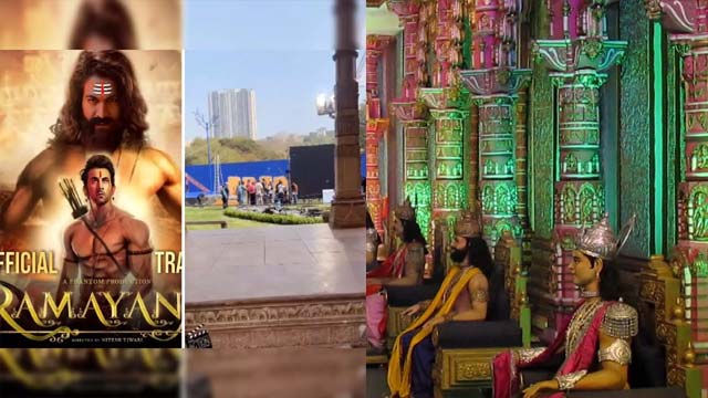Ramayana movie set leaked Videos Ramayana movie set leaked Videos