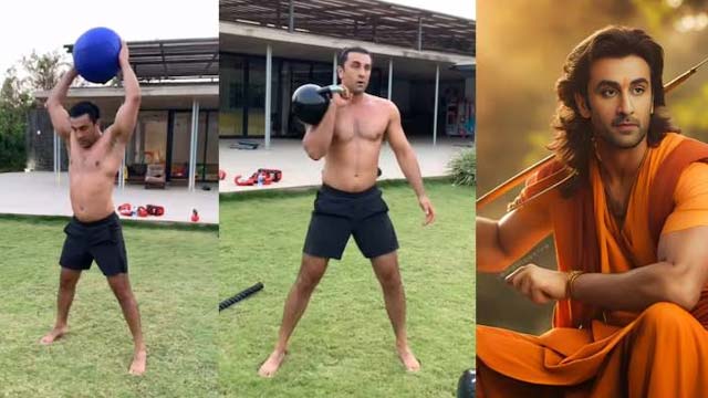 Ranbir's Intense Workout For 'Sri Ramudu', Video Goes Viral Ranbir's Intense Workout For 'Sri Ramudu', Video Goes Viral