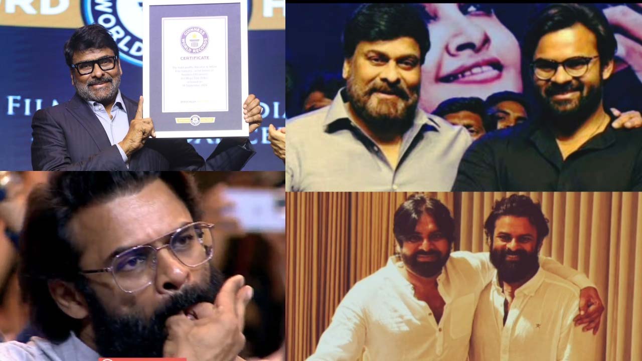 Sai Dharam Tej Celebrates Success Of Chiranjeevi And Pawan Kalyan