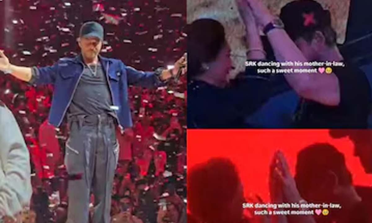 Shah Rukh Khan Dances with Mother-in-Law at Dubai Party Shah Rukh Khan Dances with Mother-in-Law at Dubai Party
