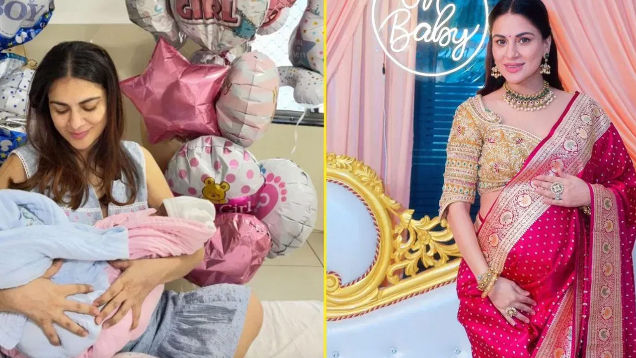 Shraddha Arya Announces the Joyful Arrival of Twins with Heartfelt Video Shraddha Arya Announces the Joyful Arrival of Twins with Heartfelt Video