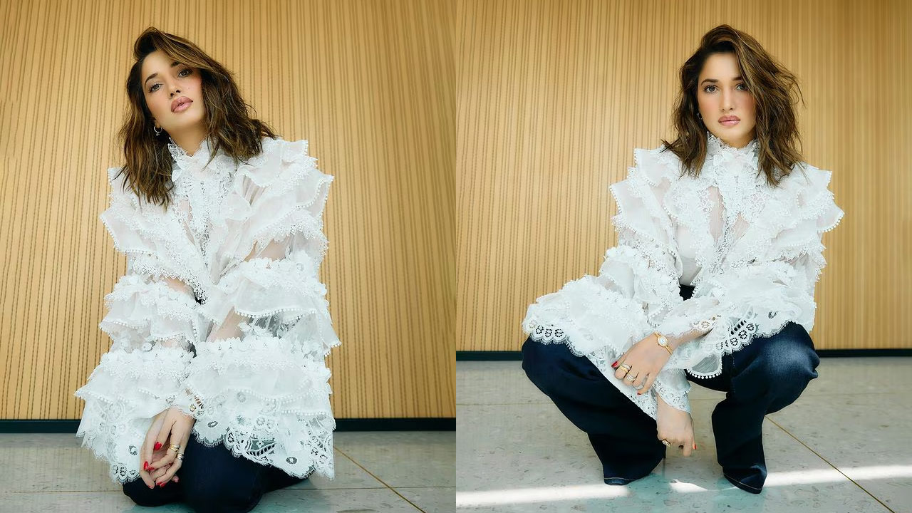 Tamannaah Shines with Elegance in a Stunning White Dress