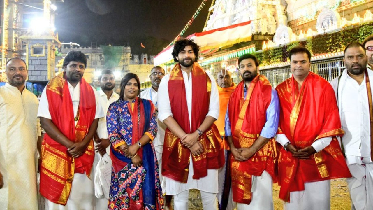 Varun Tej Seeks Blessings at Tirumala Ahead of Matka Release Varun Tej Seeks Blessings at Tirumala Ahead of Matka Release
