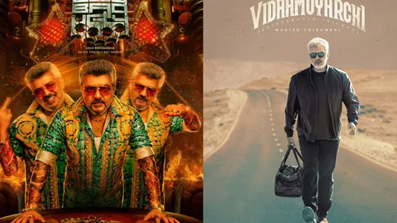 Ajith Kumar's Vidaamuyarchi and Good Bad Ugly Set Record OTT Deals with Netflix Ajith Kumar's Vidaamuyarchi and Good Bad Ugly Set Record OTT Deals with Netflix