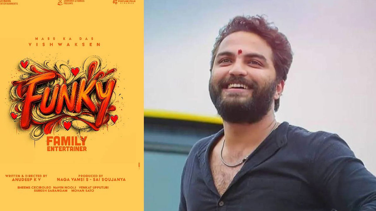 Vishwak Sen's Next Film Titled 'Funky' Set for Grand Entertainment