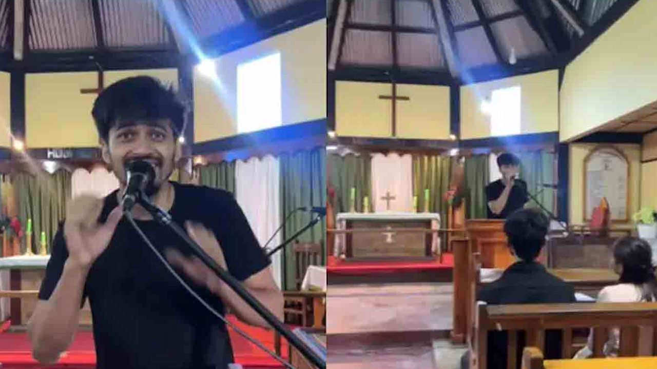 YouTuber Akash Sagar Faces Legal Action for Chanting 'Jai Shri Ram' at Meghalaya Church