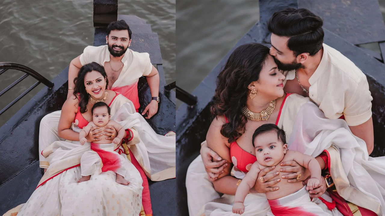 Amala Paul Celebrates Onam with Family