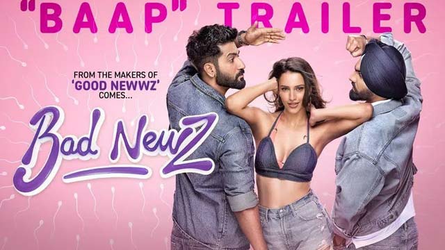 Animal Bhama Tripti Dimri Bad Newz Trailer