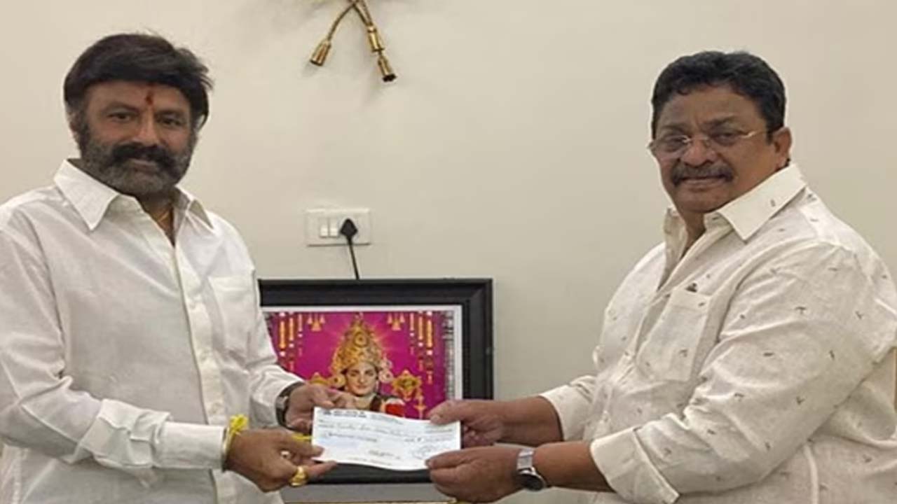 Balakrishna Donates ₹1 Crore to Andhra Pradesh and Telangana Flood Relief Efforts Balakrishna Donates ₹1 Crore to Andhra Pradesh and Telangana Flood Relief Efforts