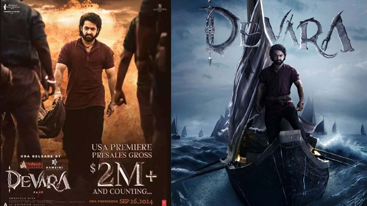 Jr NTR Achieves Historic Milestone with $2 Million Pre-Sales for Two Consecutive Films in the USA