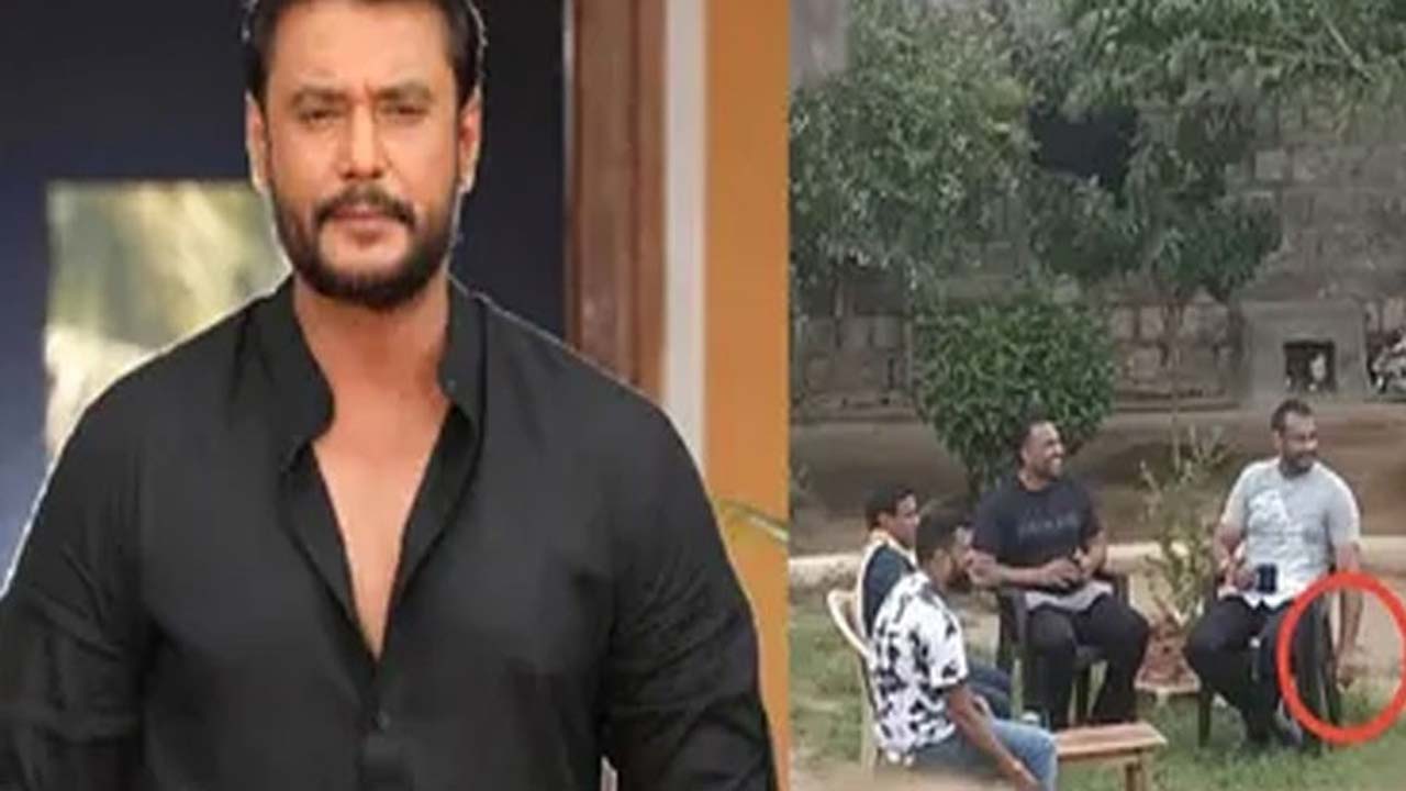 Darshan's Jail Photo Goes Viral Amidst Serious Charges of Kidnapping and Murder Darshan's Jail Photo Goes Viral Amidst Serious Charges of Kidnapping and Murder