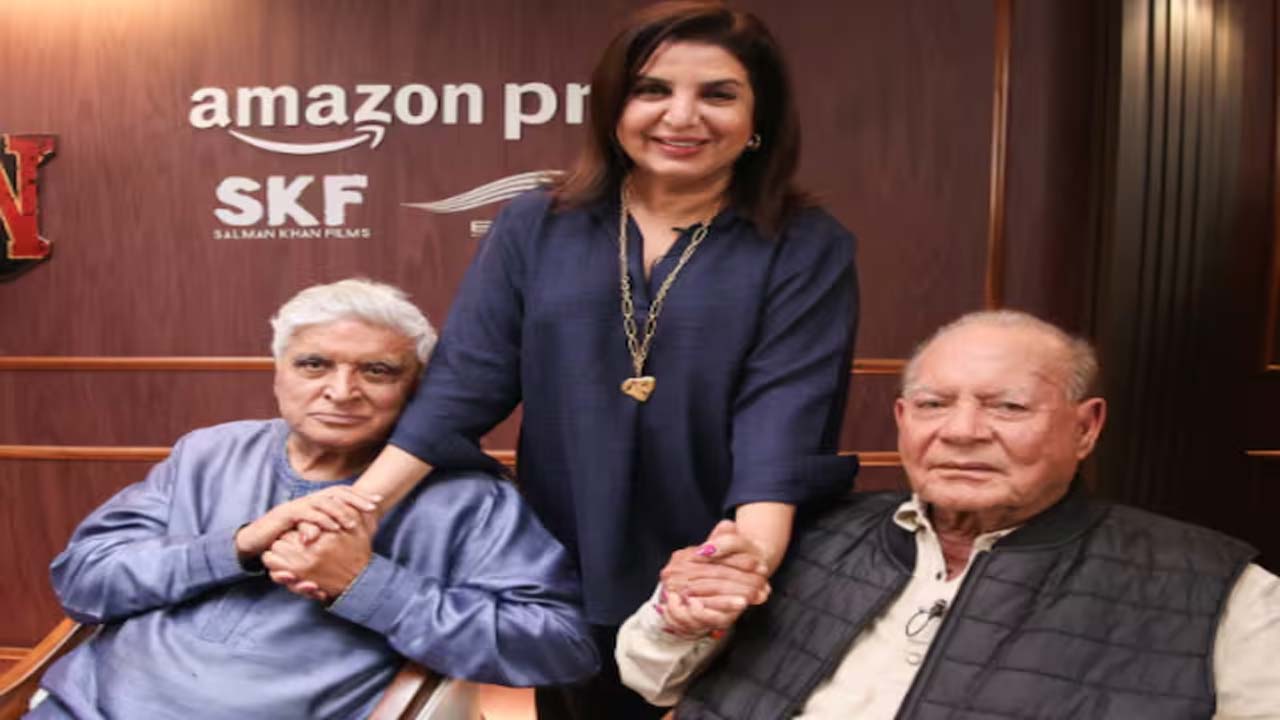Farah Khan Meets The OG Angry Young Men Salim Khan Javed Akhtar Farah Khan Meets The OG Angry Young Men Salim Khan Javed Akhtar