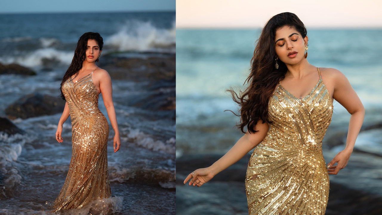 Aishwarya Menon Dazzles at the Beach Photos