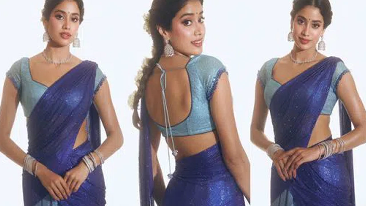 Janhvi Looks Stunning as She Prepares for the 'Devara' Event Janhvi Looks Stunning as She Prepares for the 'Devara' Event