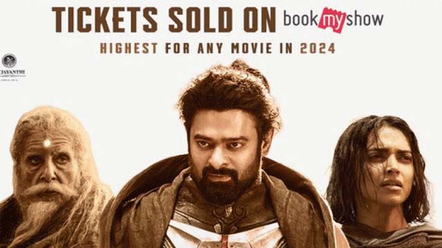 'Kalki 2898 AD' sensational record on Book My Show 'Kalki 2898 AD' sensational record on Book My Show