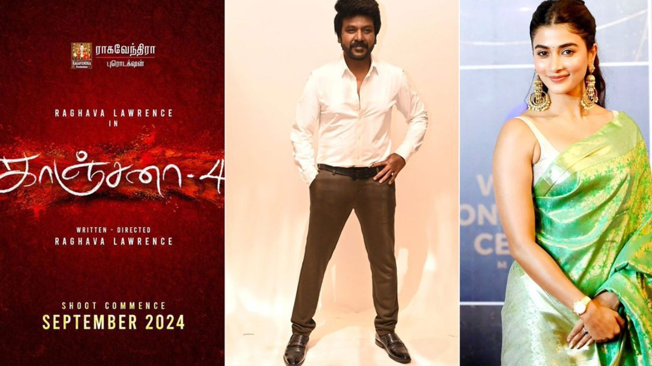 Pooja Hegde Joins Raghava Lawrence's Kanchana 4 as Lead Actress in â‚¹100 Crore Budget Film