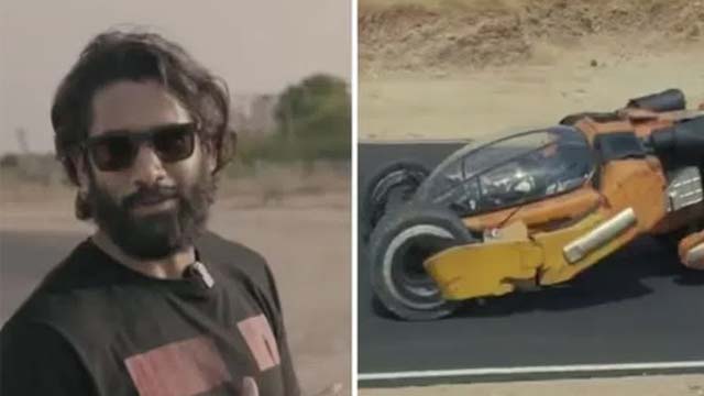 Still in shock.. Naga Chaitanya test drove Prabhas's Bujji..