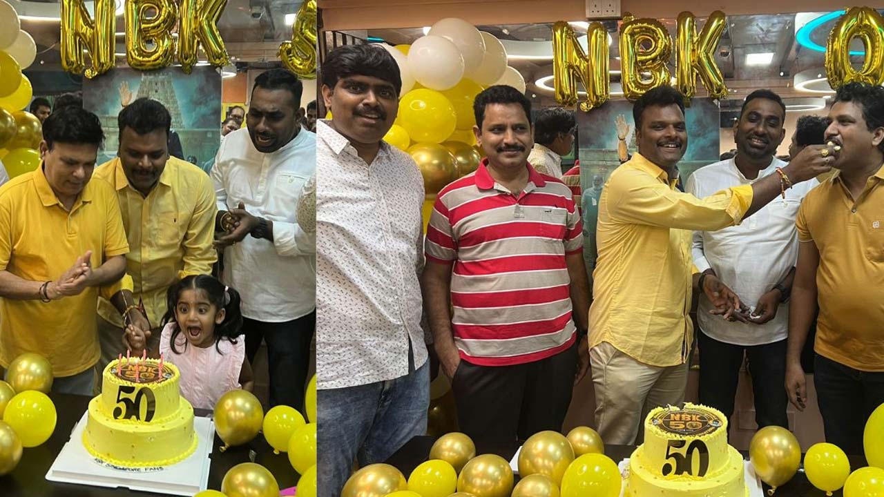 Balakrishna's 50-Year Film Milestone Celebrated with Enthusiastic Fans in Singapore