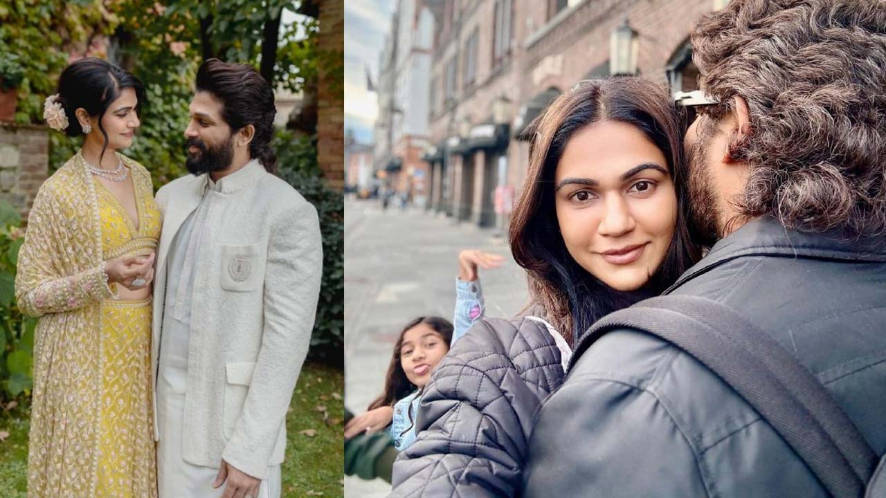 Sneha took a special selfie with Bunny during their vacation Sneha took a special selfie with Bunny during their vacation