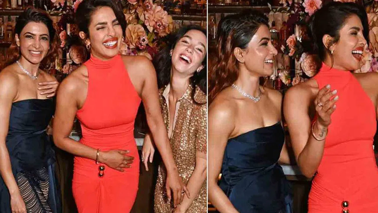 Samantha and Priyanka Chopra Shine Together at 'Citadel: Honey Bunny' Premiere Samantha and Priyanka Chopra Shine Together at 'Citadel: Honey Bunny' Premiere
