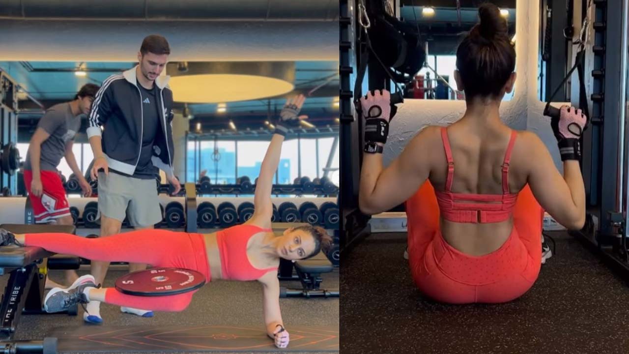 Viral Video : Rakul Preet Singh's exercise Viral Video : Rakul Preet Singh's exercise