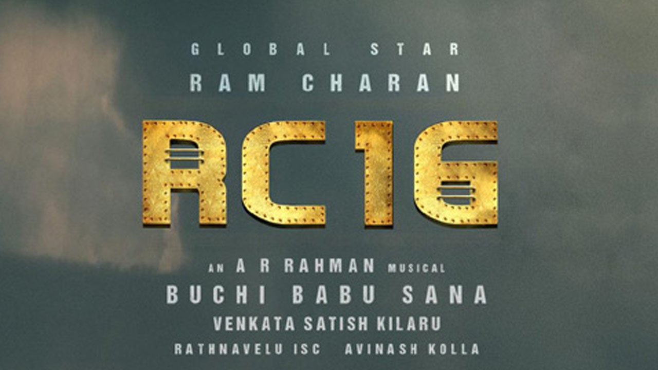 Ram Charan's 'RC 16' First Look Promises an Extraordinary Reveal