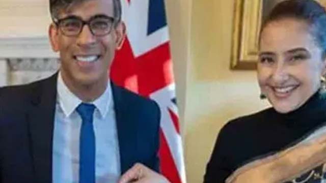 Manisha Koirala met British Prime Minister Rishi Sunak