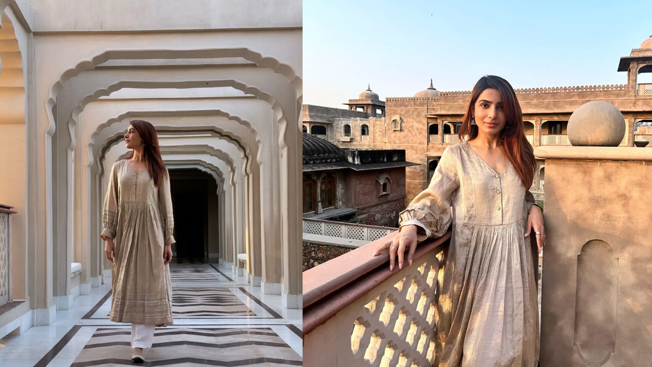 Samantha's Diwali Celebrations in Rajasthan Photos
