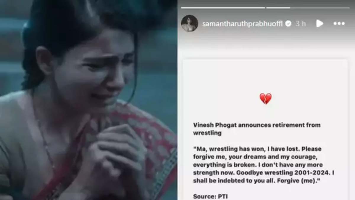 Samantha's Heartbreak: Support for Vinesh Phogat Amidst Engagement Buzz