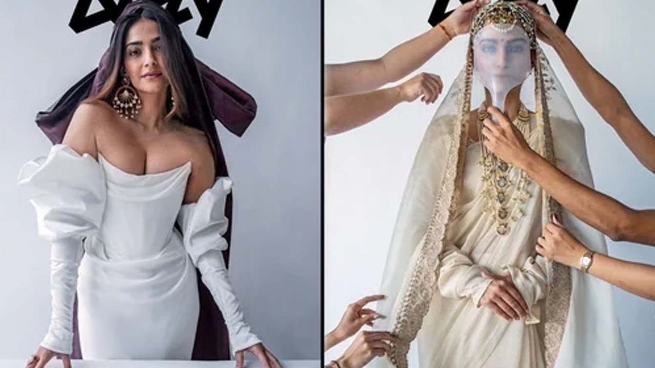 Sonam Kapoor reuses her wedding jewelry in a glamorous new photoshoot