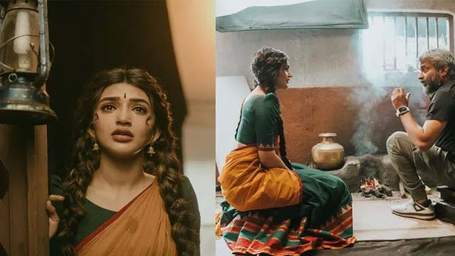Sreeleela directed by Hanu Raghavapudi Photos Goes Viral
